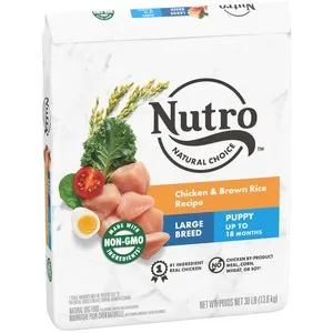 30 Lb Nutro Large Breed Puppy Chicken, Rice & Sweet Potato - Food